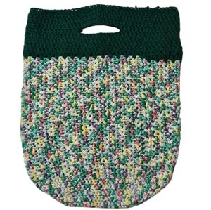 Handmade Multicolor Crochet Tote Bag
